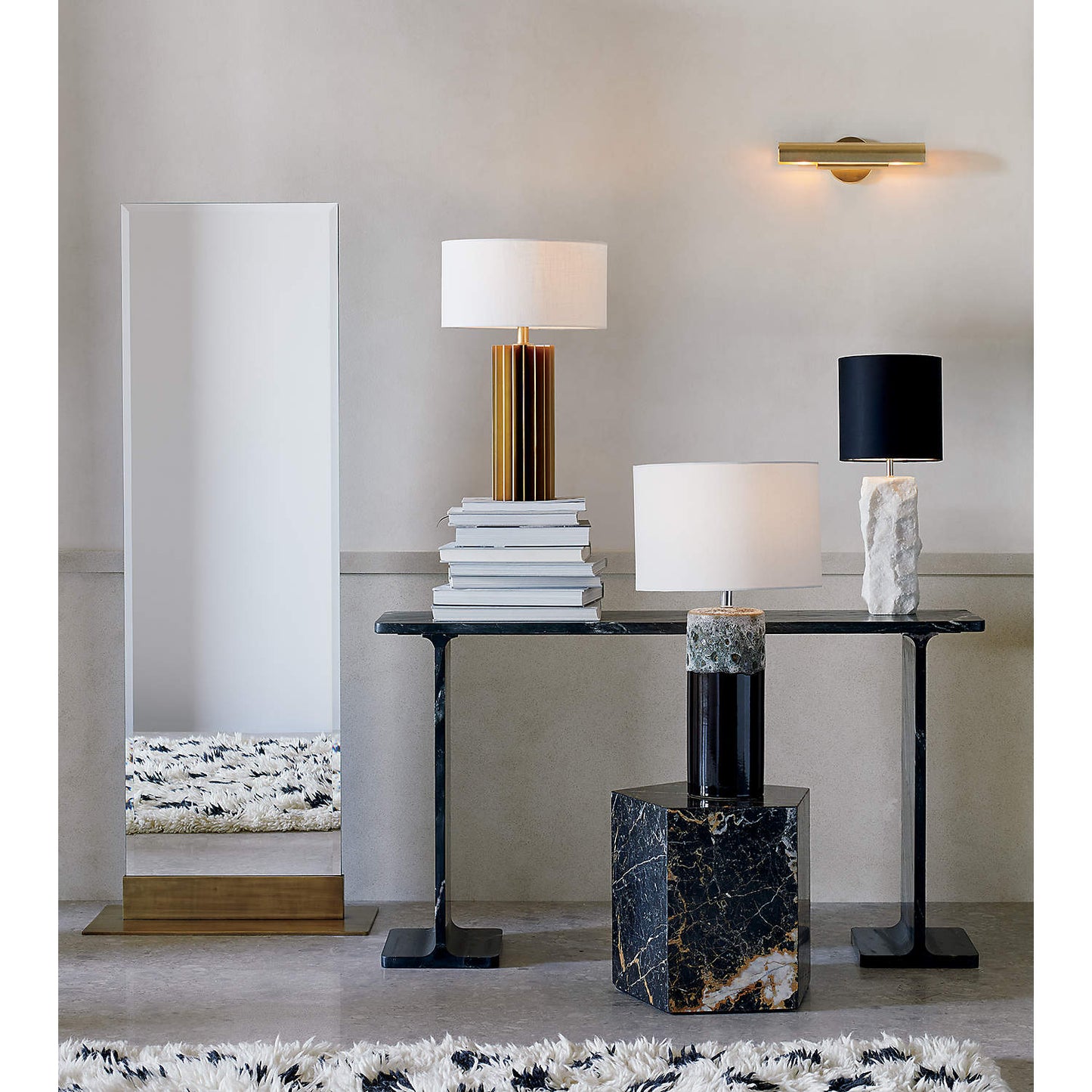 Jacaranda Marble Table Lamp