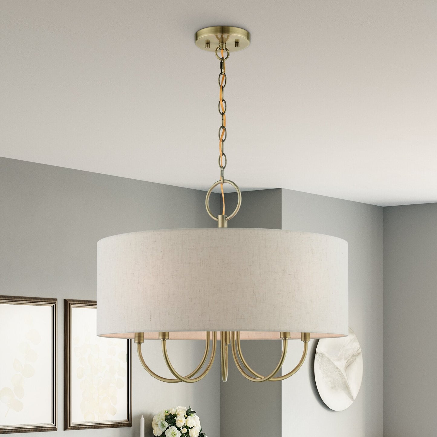 Lysola Drum Chandelier