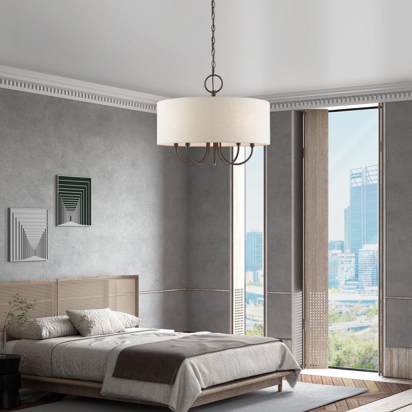 Lysola Drum Chandelier