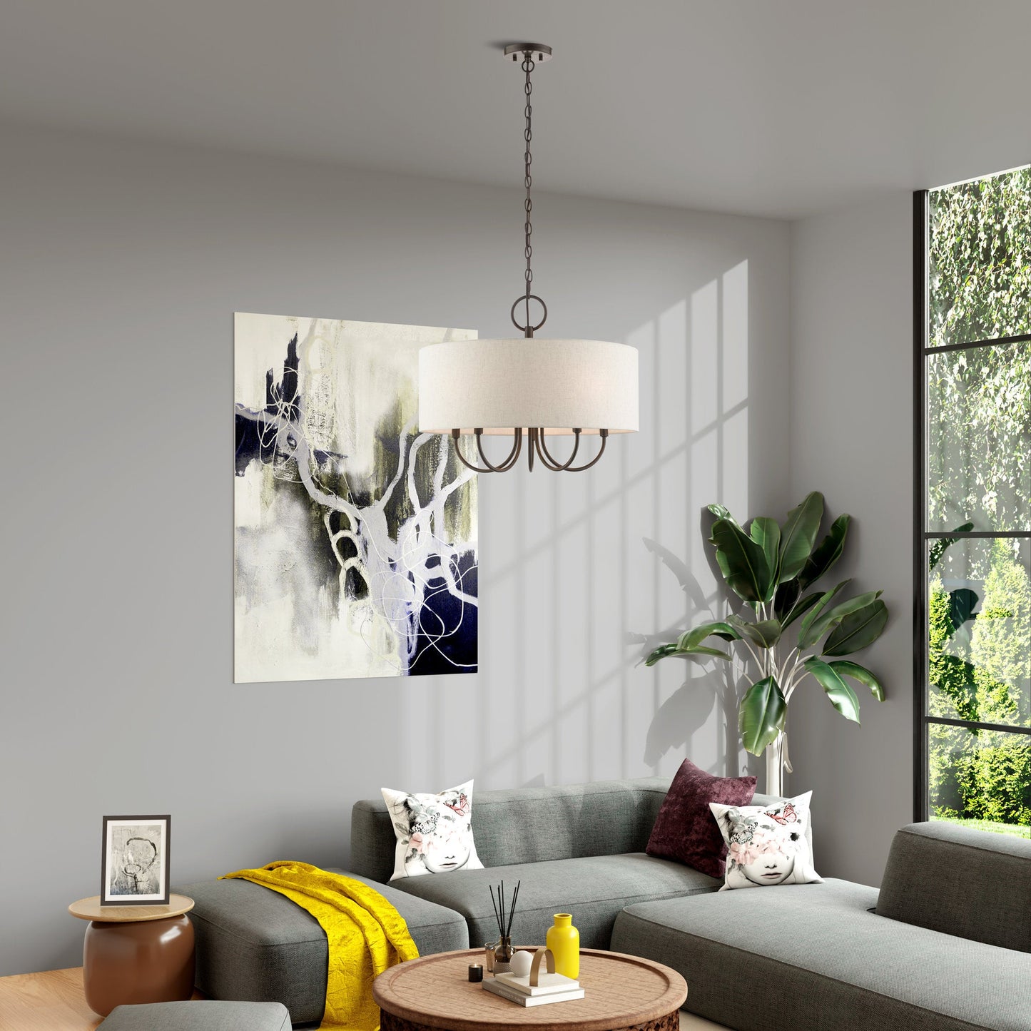 Lysola Drum Chandelier