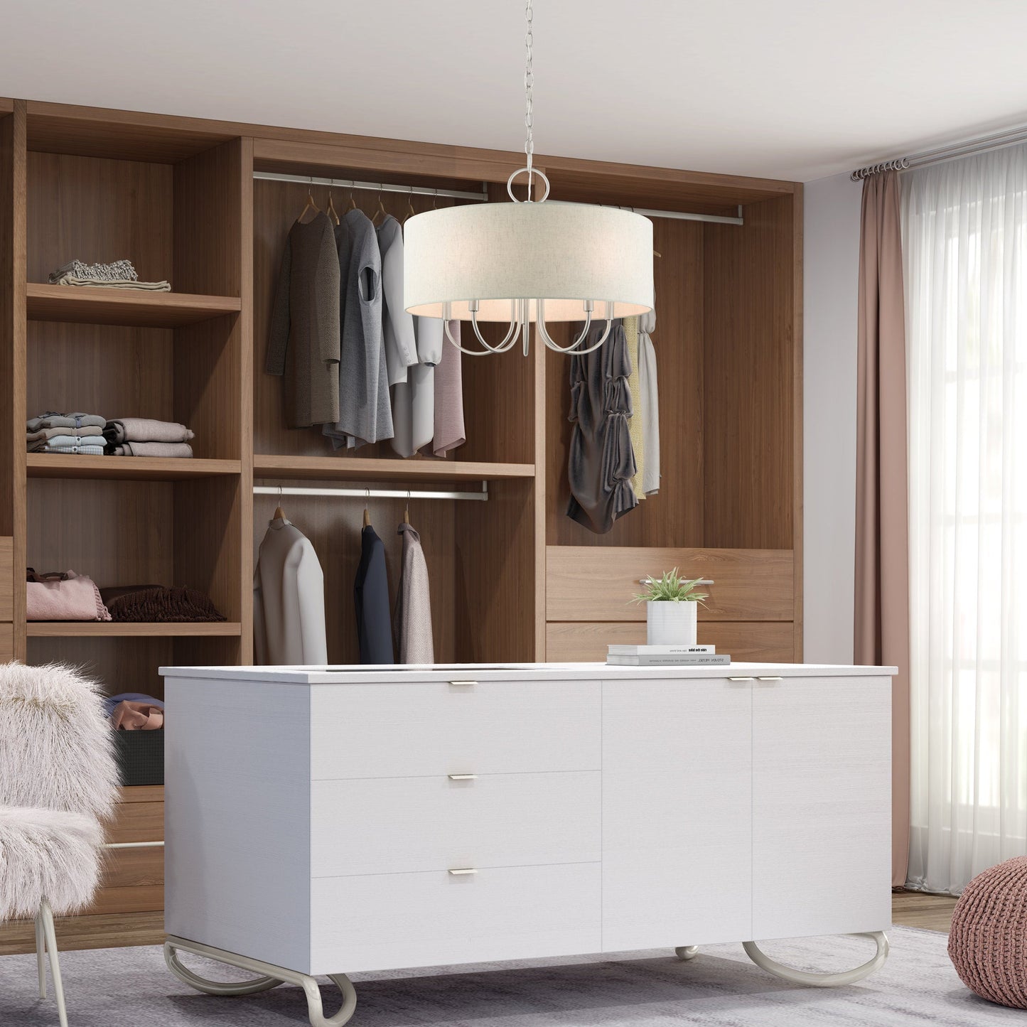 Lysola Drum Chandelier