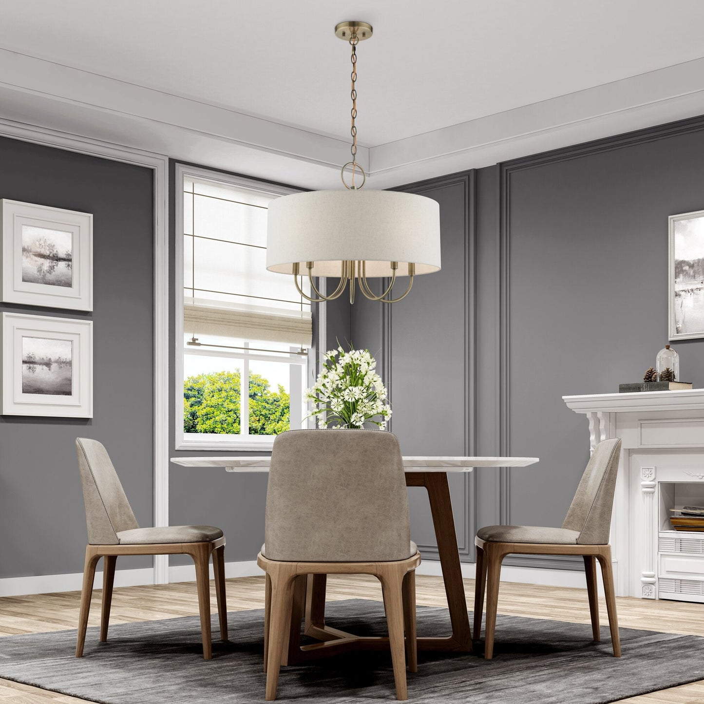 Lysola Drum Chandelier