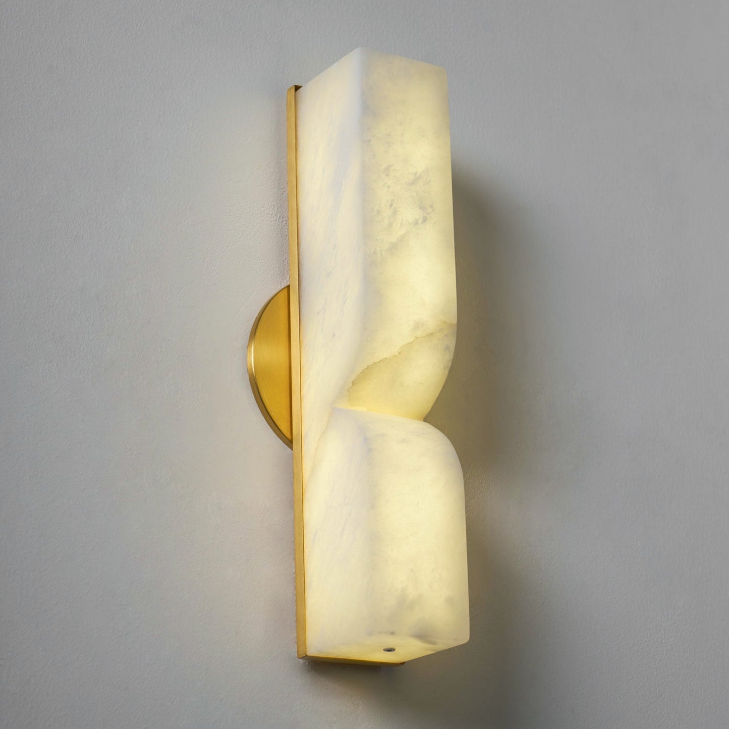 Rectangular Alabaster Wall Lamp
