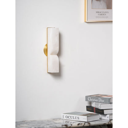 Rectangular Alabaster Wall Lamp