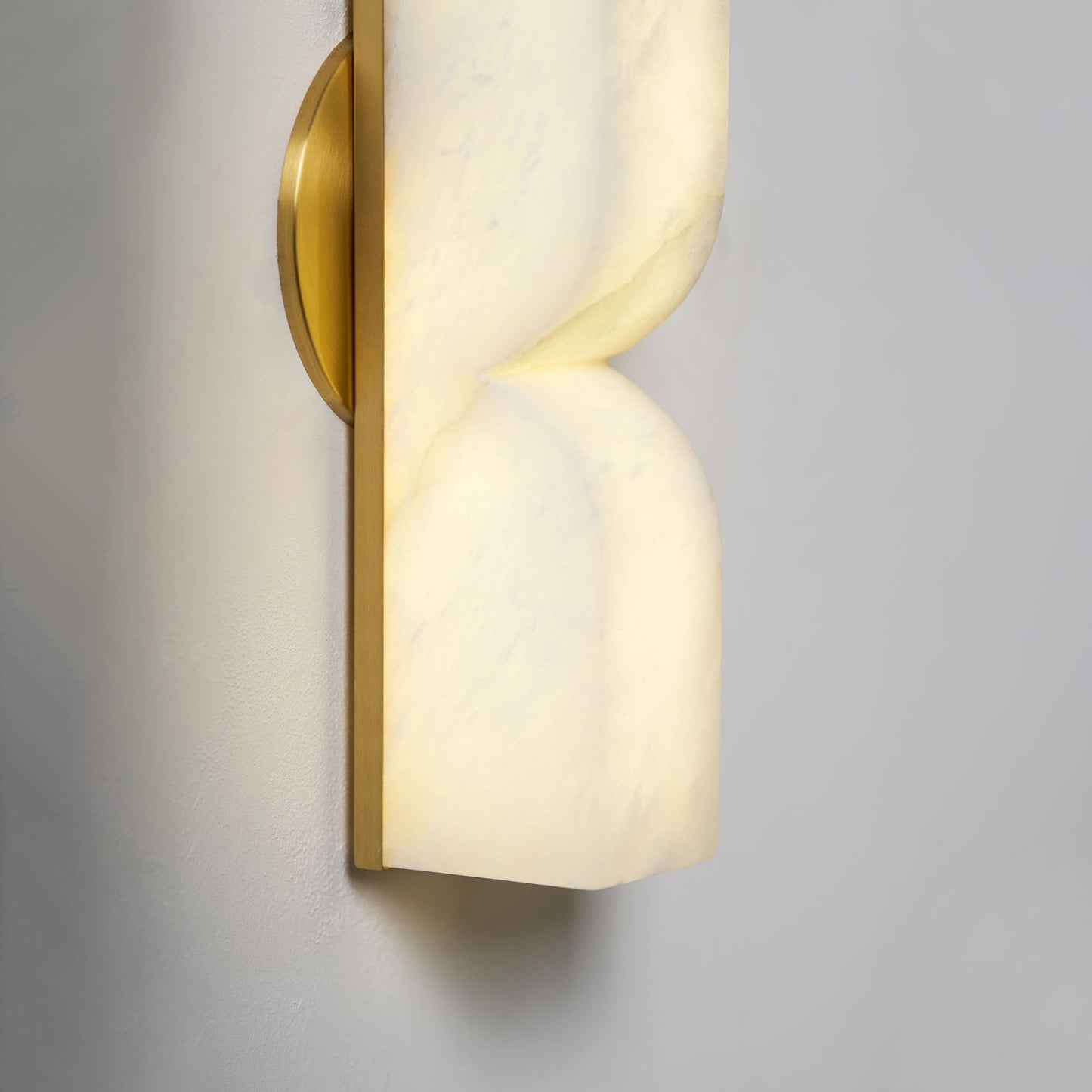 Rectangular Alabaster Wall Lamp