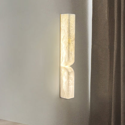 Rectangular Alabaster Wall Lamp