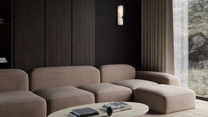 Rectangular Alabaster Wall Lamp