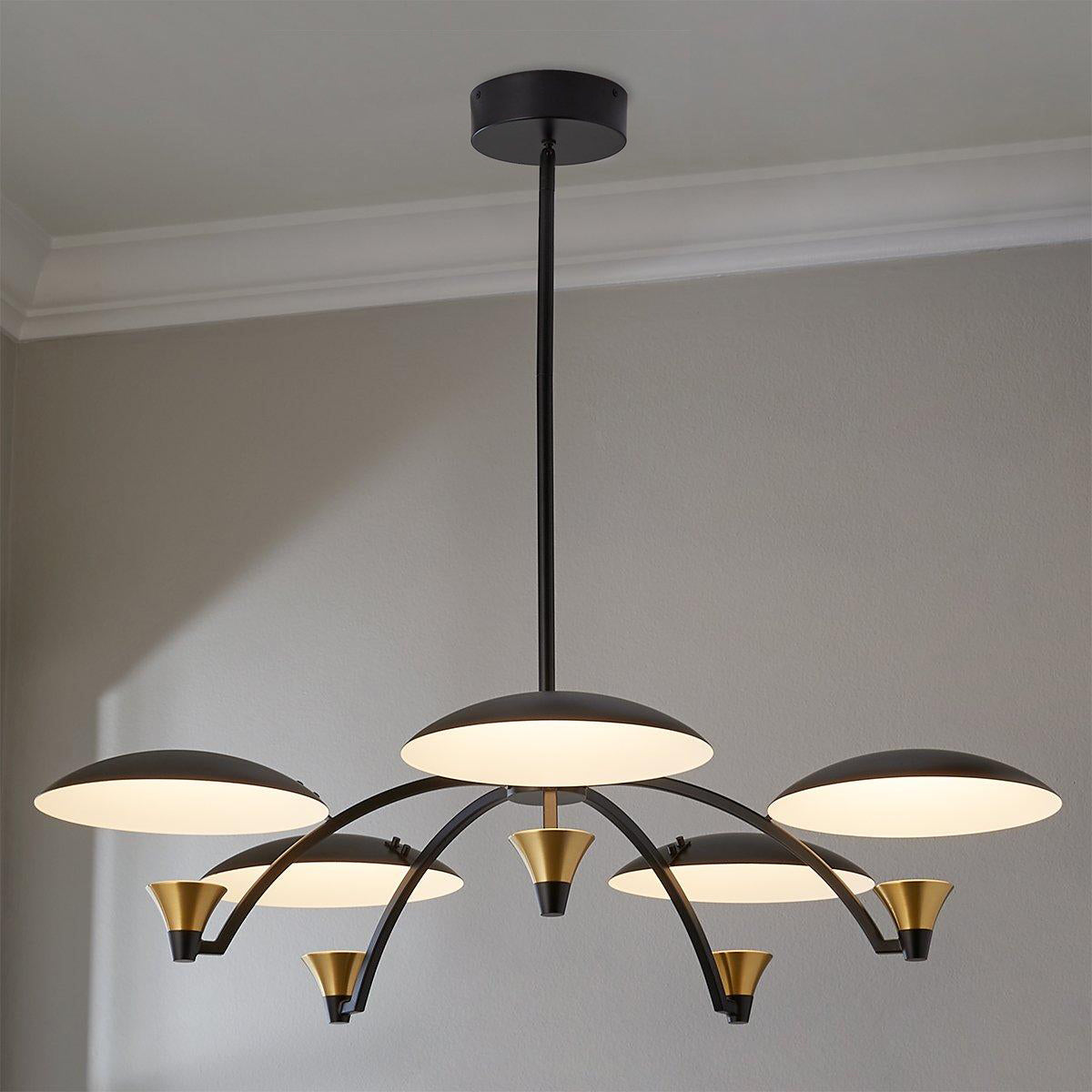 Disc Shade Chandelier