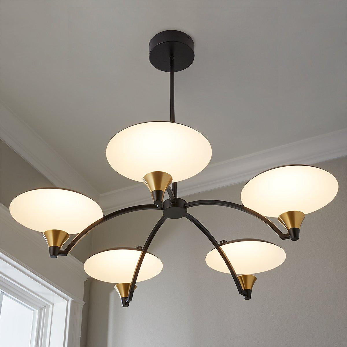 Disc Shade Chandelier