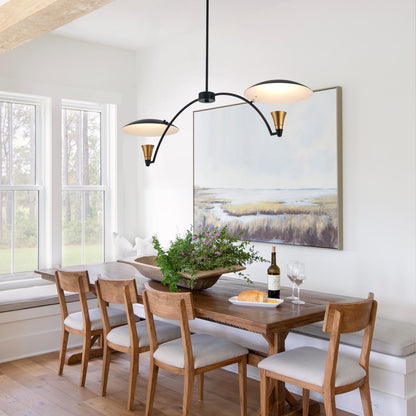 Disc Shade Chandelier