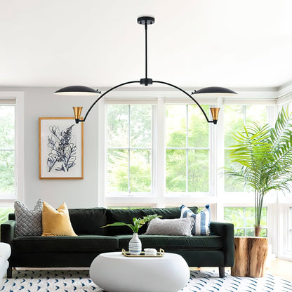 Disc Shade Chandelier
