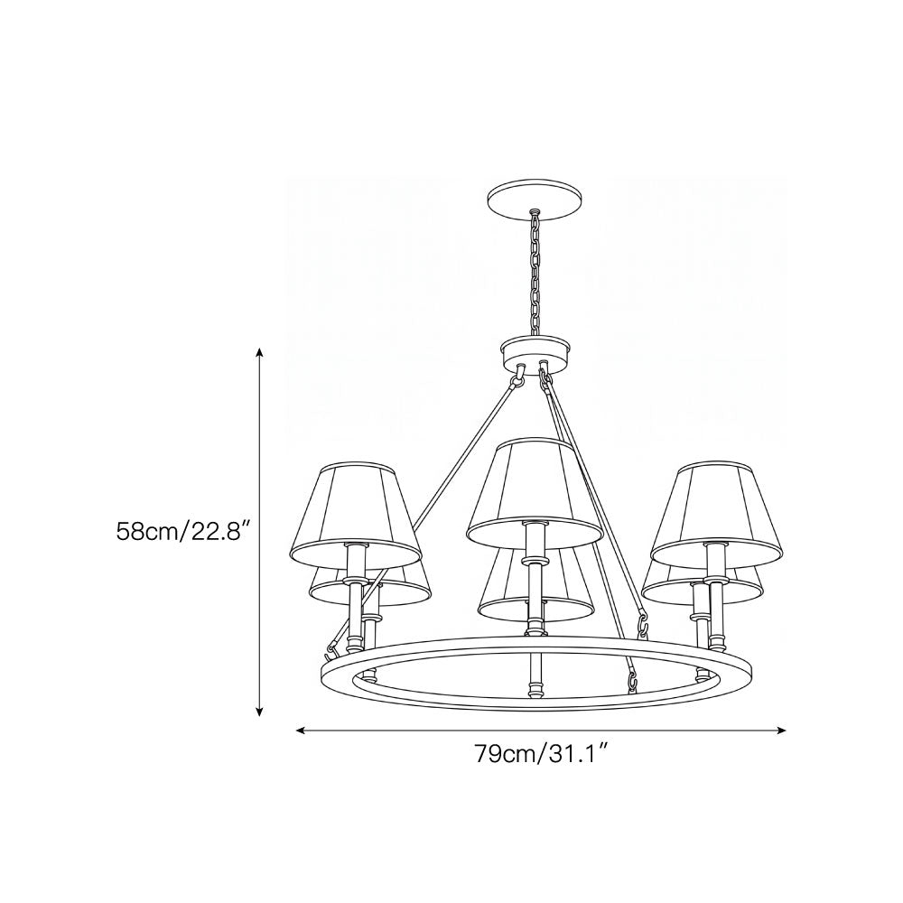 Redlands Chandelier