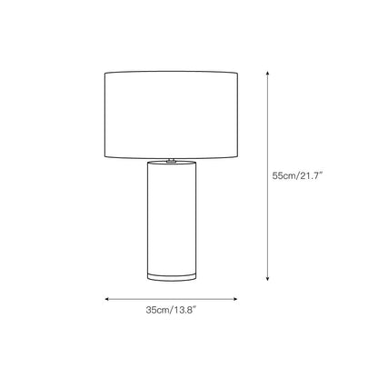 Natrolite Stone Table Lamp