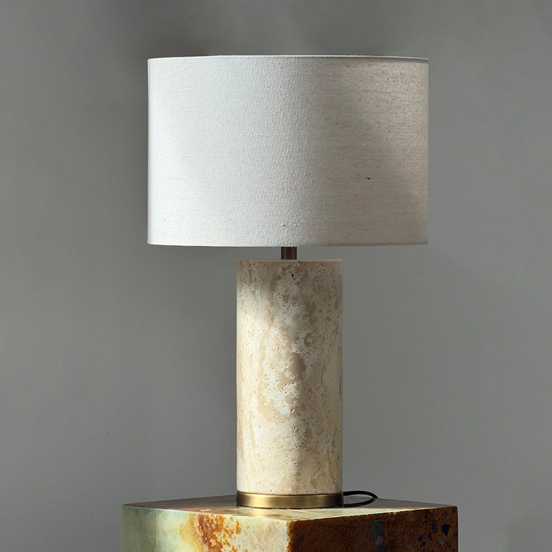 Natrolite Stone Table Lamp