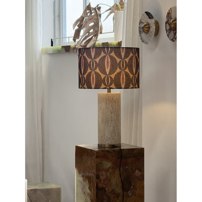 Natrolite Stone Table Lamp