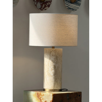 Natrolite Stone Table Lamp