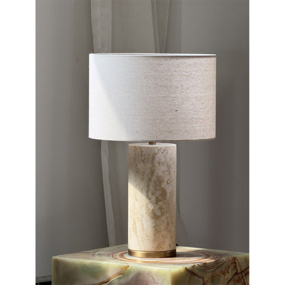 Natrolite Stone Table Lamp