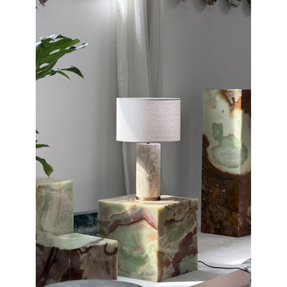 Natrolite Stone Table Lamp
