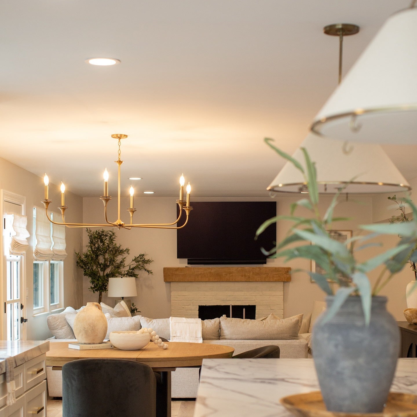 Natrolite Conical Pendant Lamp