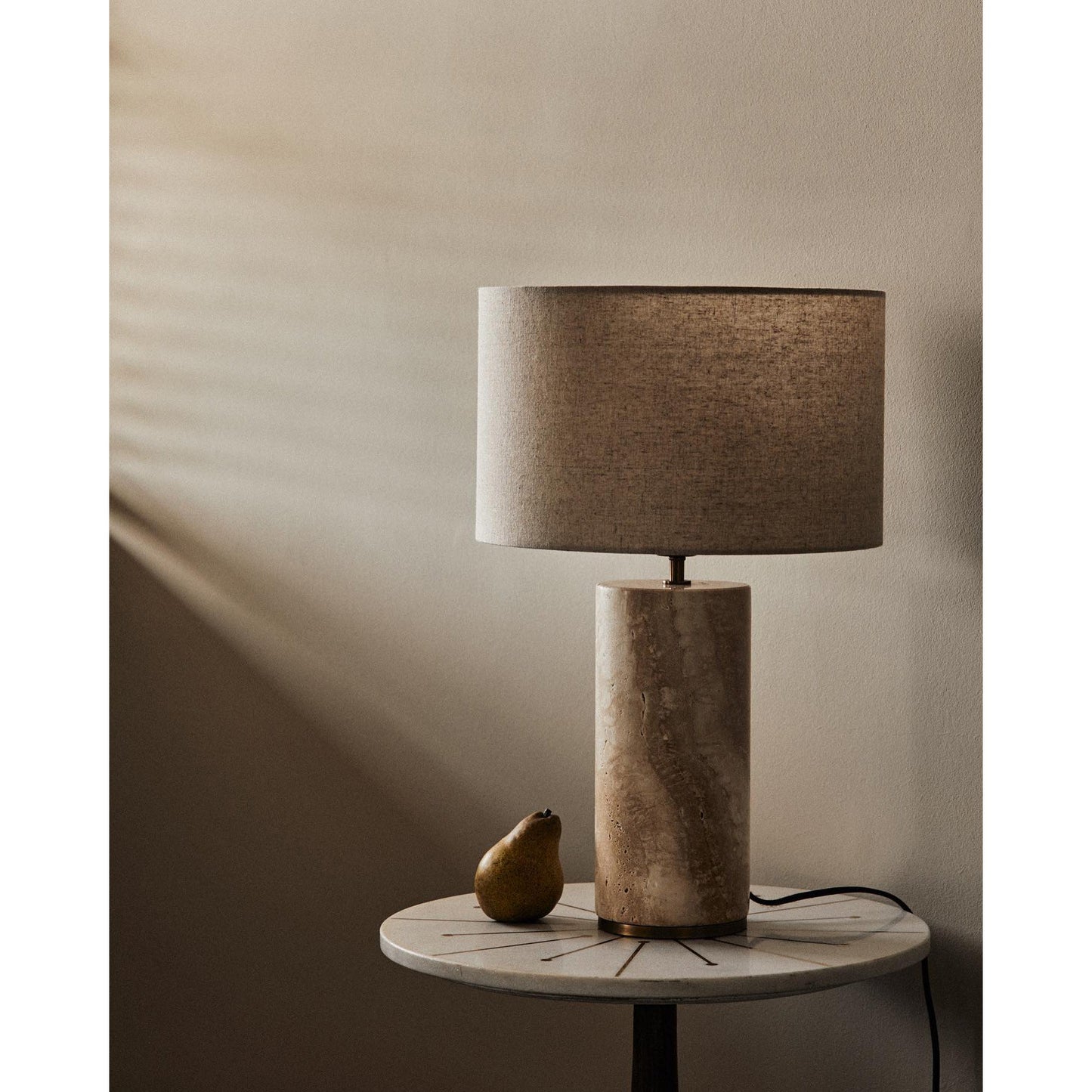 Natrolite Stone Table Lamp