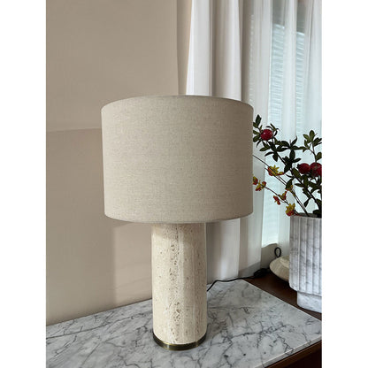 Natrolite Stone Table Lamp