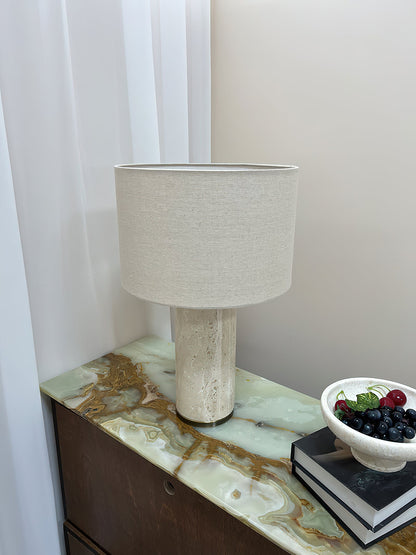 Natrolite Stone Table Lamp