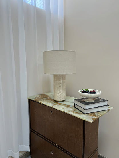 Natrolite Stone Table Lamp