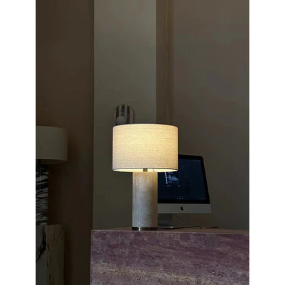 Natrolite Stone Table Lamp