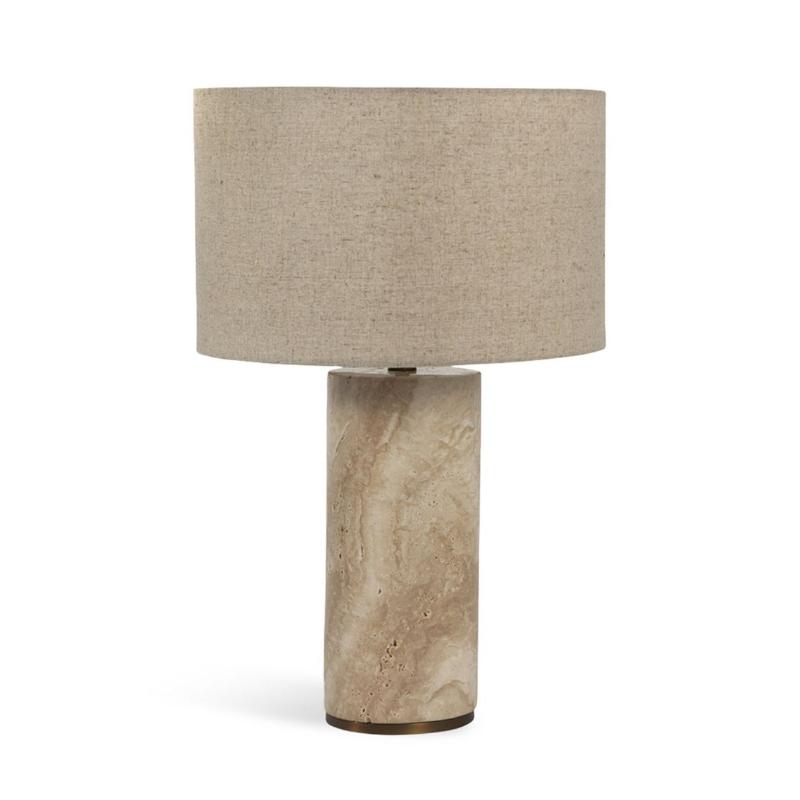 Natrolite Stone Table Lamp