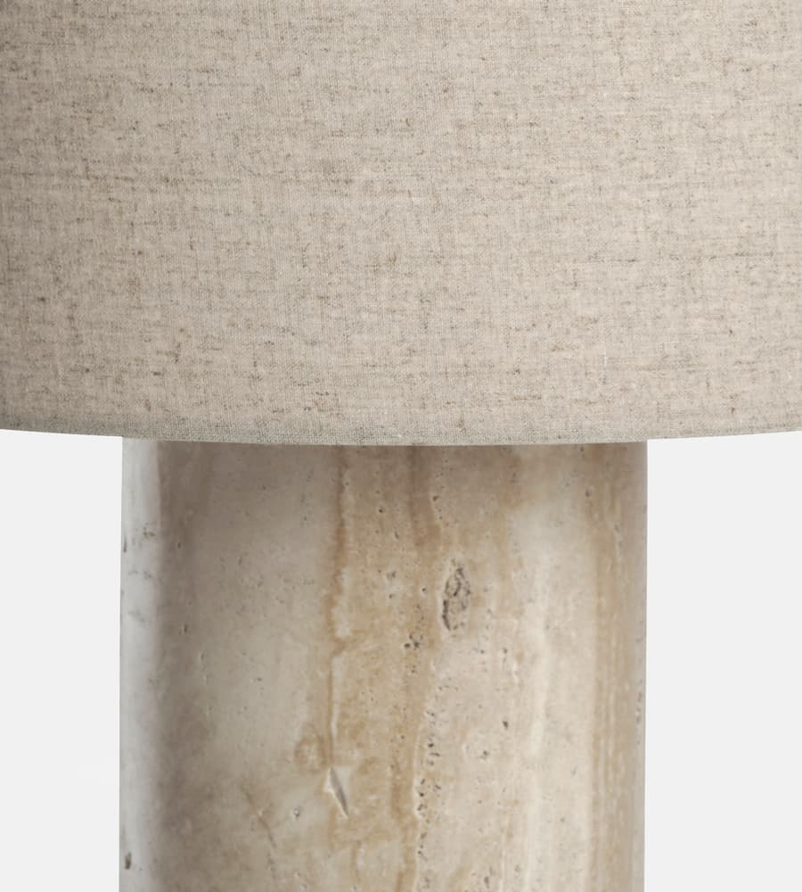 Natrolite Stone Table Lamp