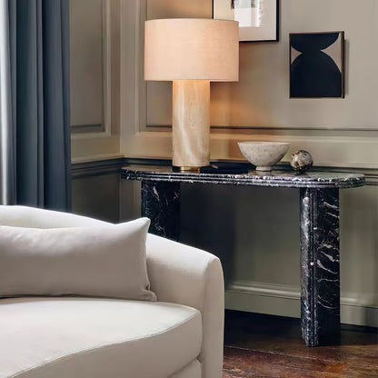 Natrolite Stone Table Lamp