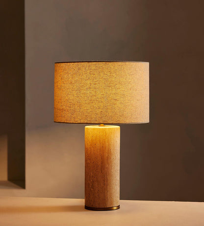 Natrolite Stone Table Lamp