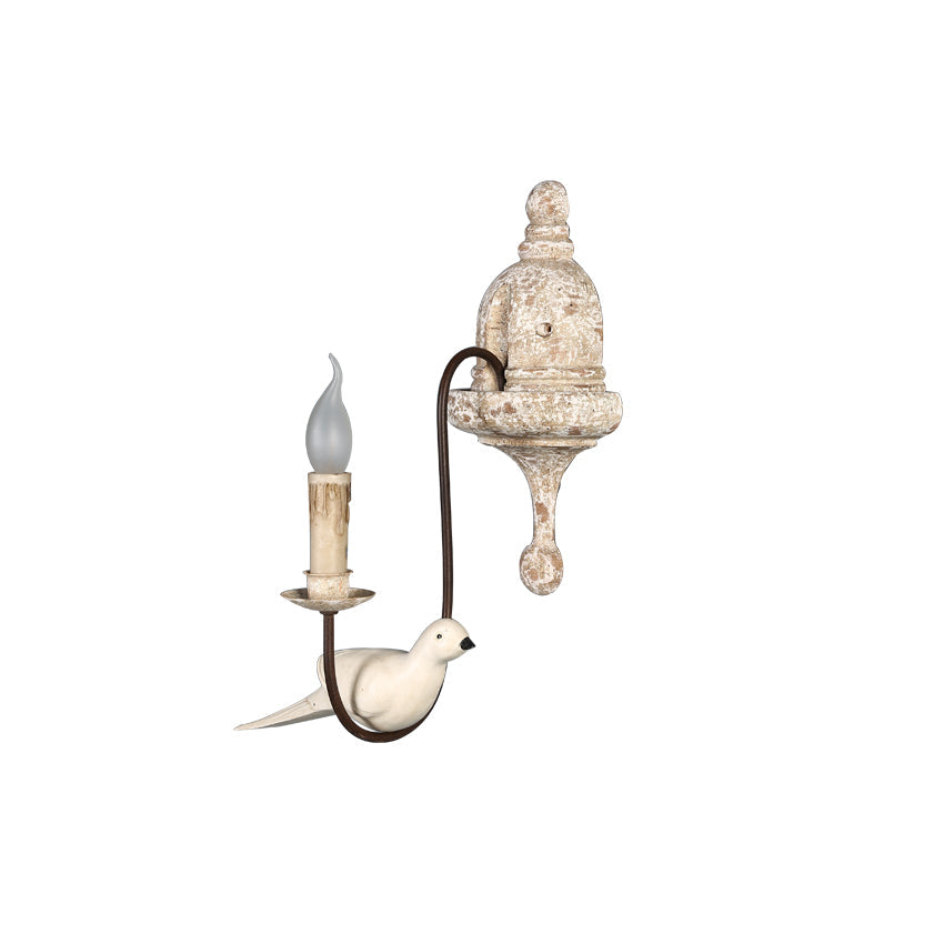 Falor Wooden Bird Wall Lamp