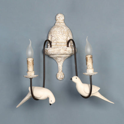 Falor Wooden Bird Wall Lamp