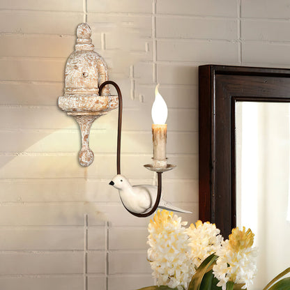 Falor Wooden Bird Wall Lamp