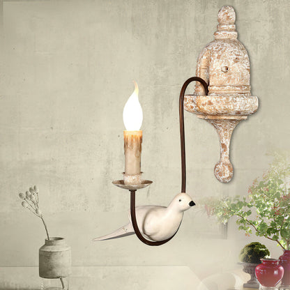 Falor Wooden Bird Wall Lamp
