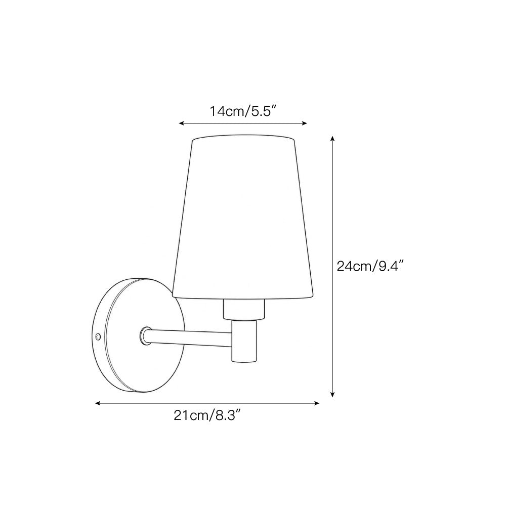 Vionon Alabaster Short Wall Sconce