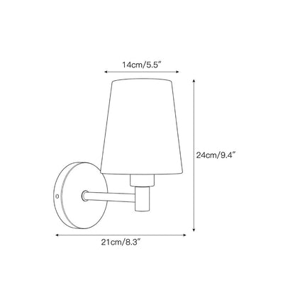 Vionon Alabaster Short Wall Sconce