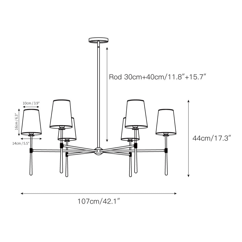 Vionon Round Chandelier