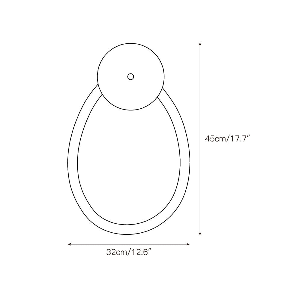 Hesique wall lamp