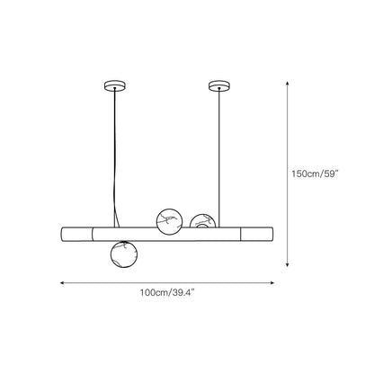 Renika Carrara Alabaster Pendant Light