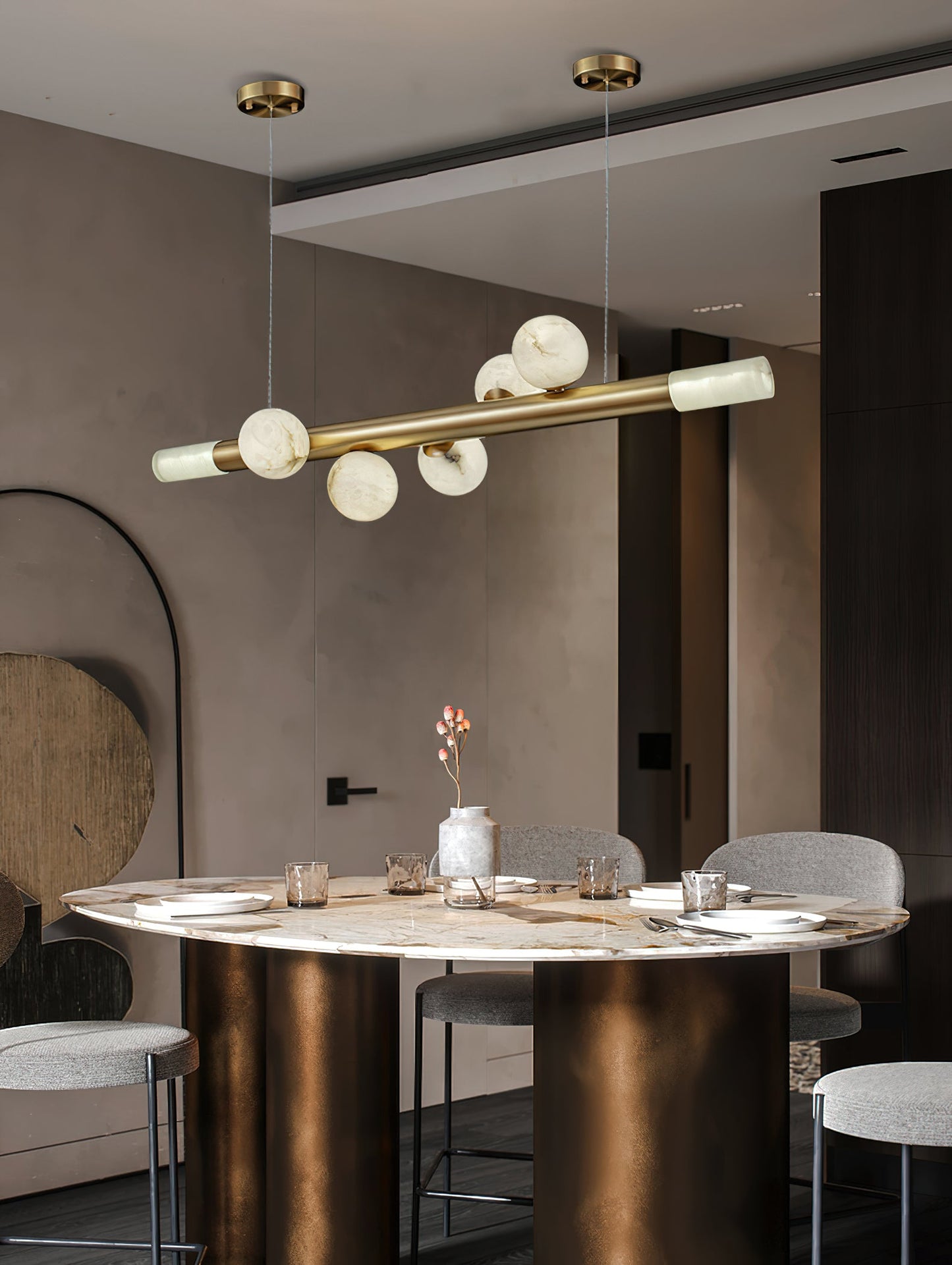 Renika Carrara Alabaster Pendant Light
