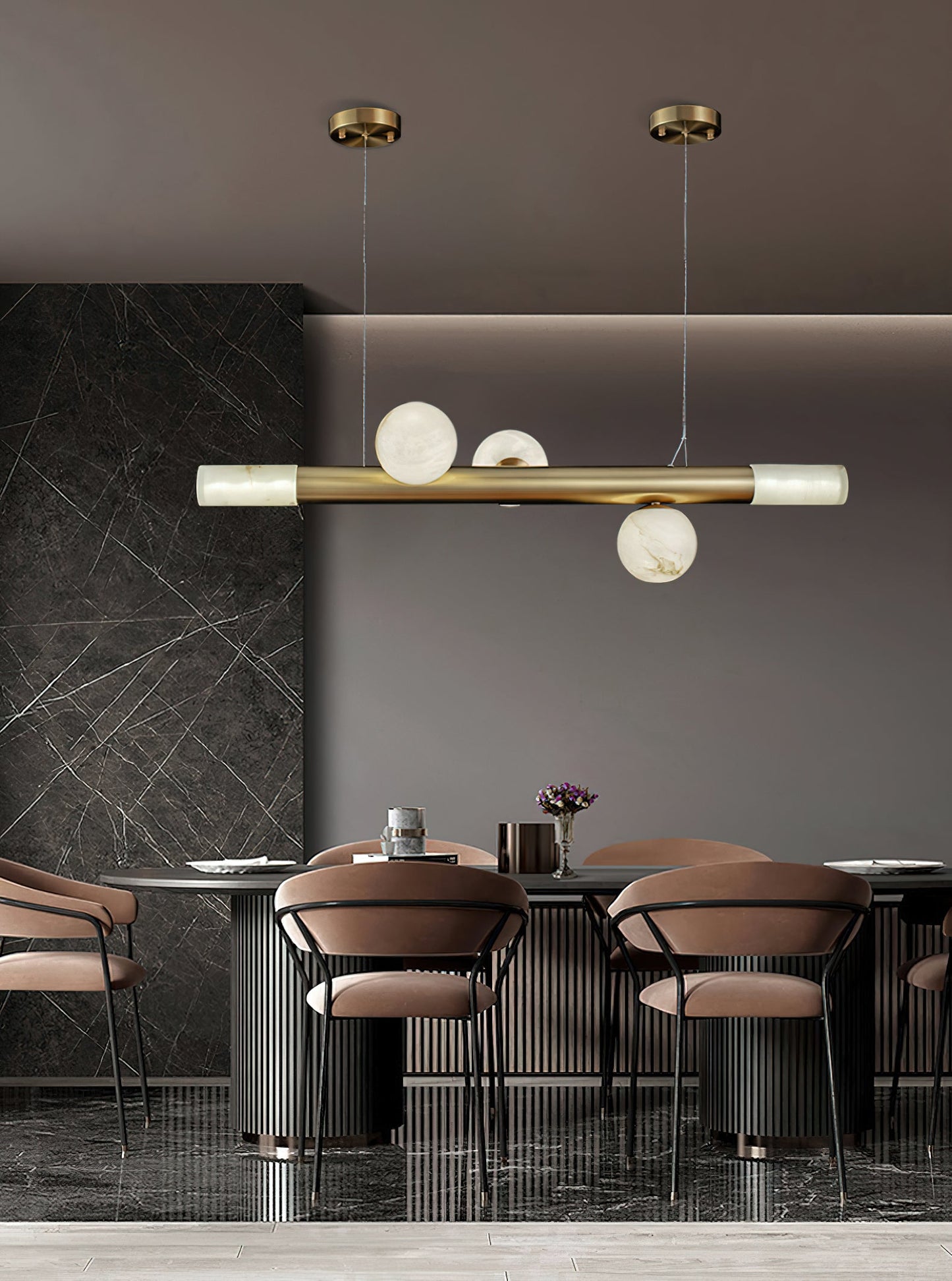 Renika Carrara Alabaster Pendant Light
