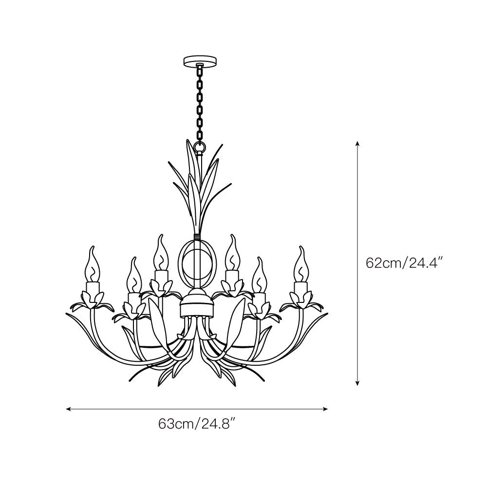 Fenune 6-Light Chandelier