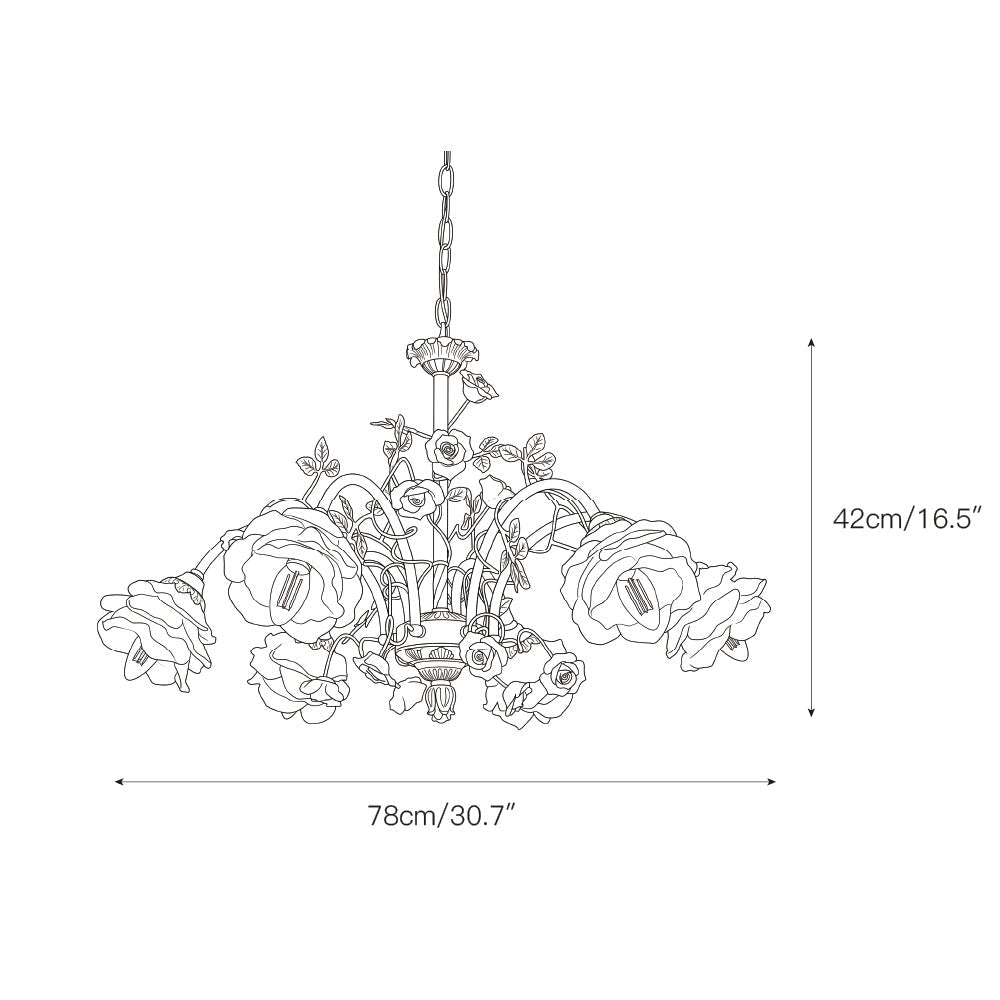 Falara Floral Chandelier