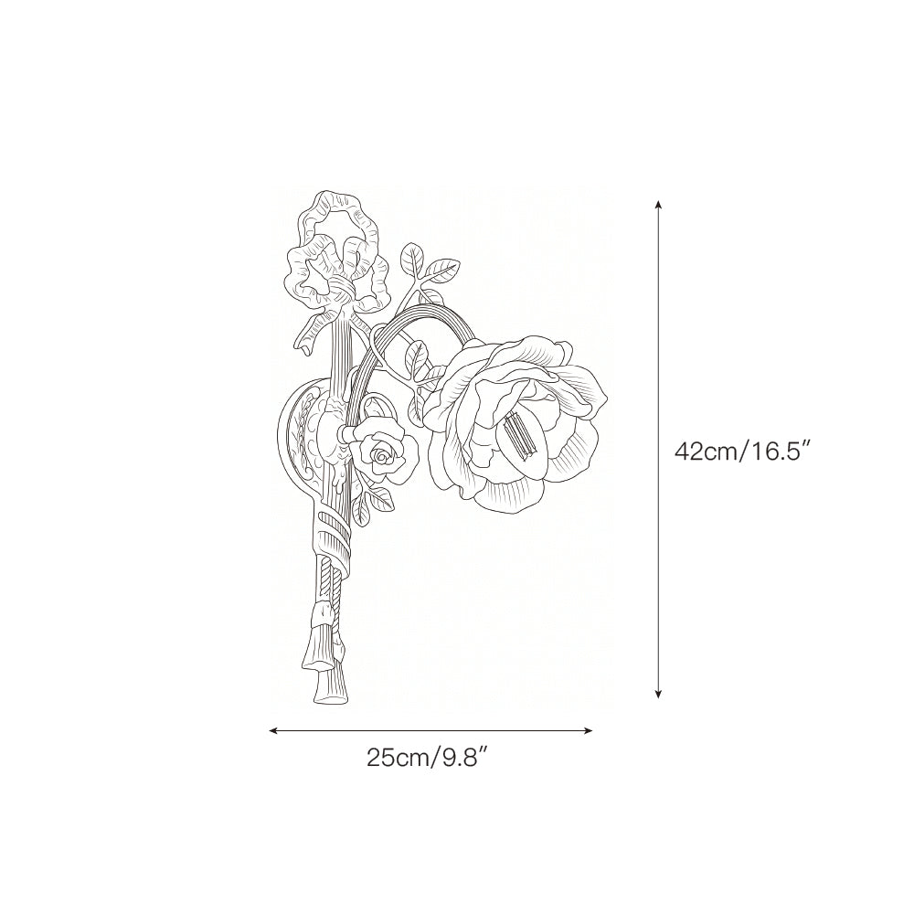 Falara Floral Pink Sconce