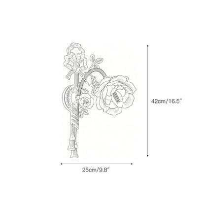 Falara Floral Pink Sconce