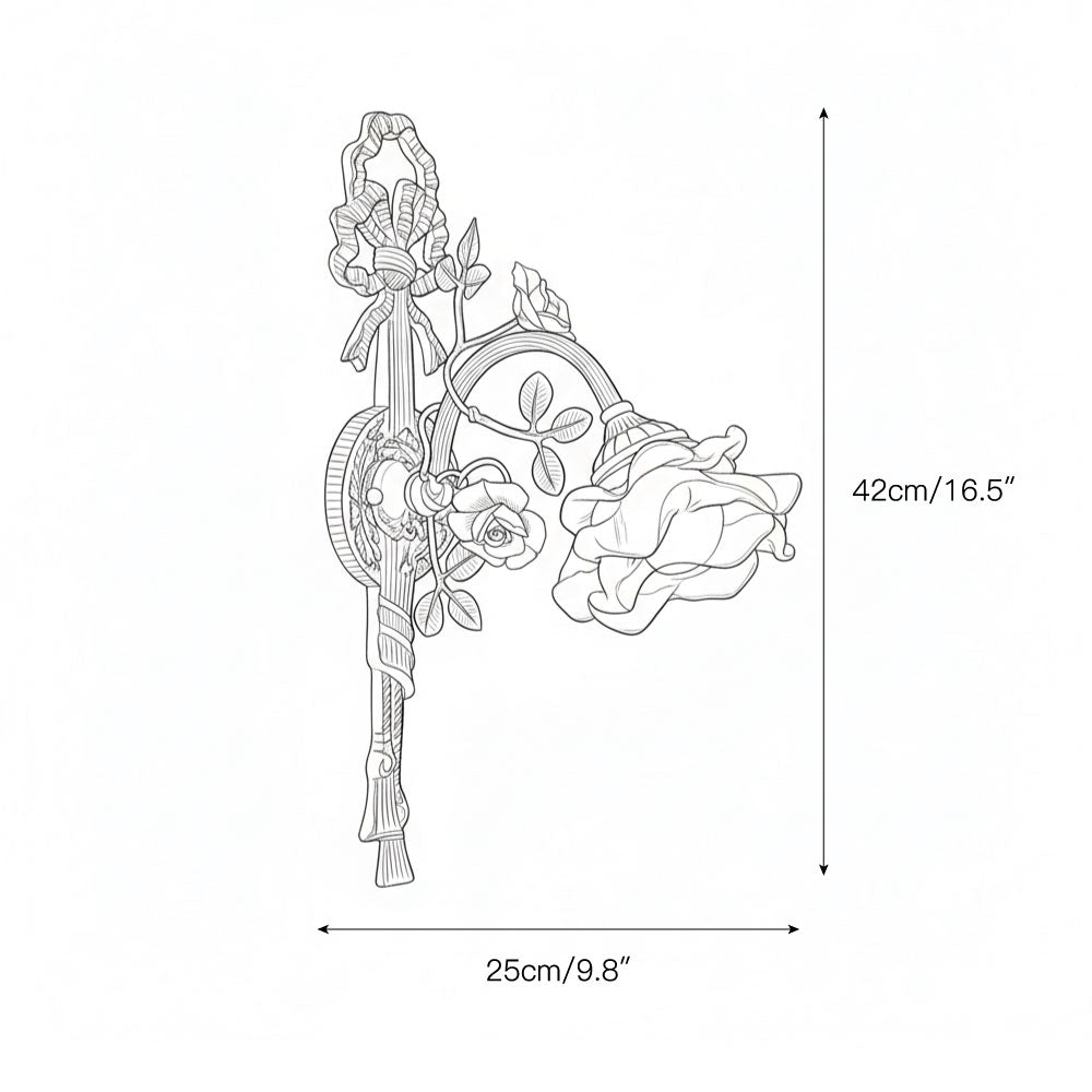 Falara Floral Wall Lamp