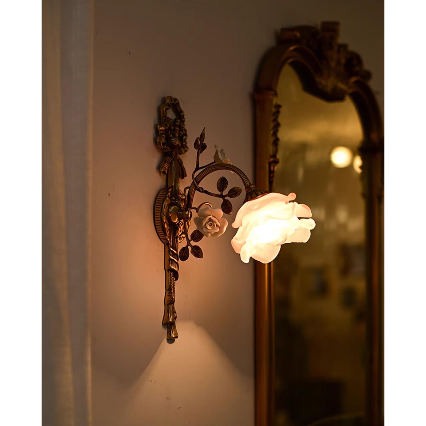Falara Floral Wall Lamp