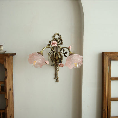 Falara Floral Pink Sconce